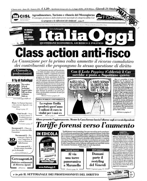 Italia oggi : quotidiano di economia finanza e politica